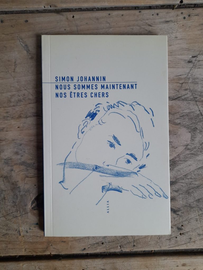 couverture du roman "NOUS SOMMES MAINTENANT NOS ETRES CHERS" de Simon Johannin